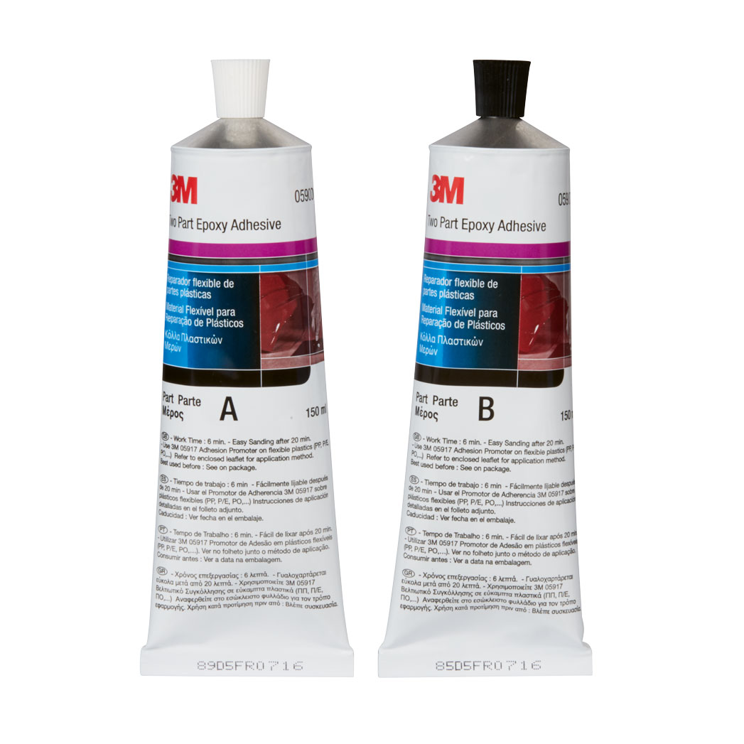 3M Kunststoff-Reparaturmaterial Tuben Set, 2 x 150 ml