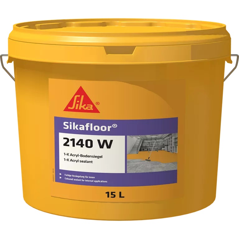Sika Versiegelung Sikafloor-2140 W, Kieselgrau, Seidenmatt, 15 l