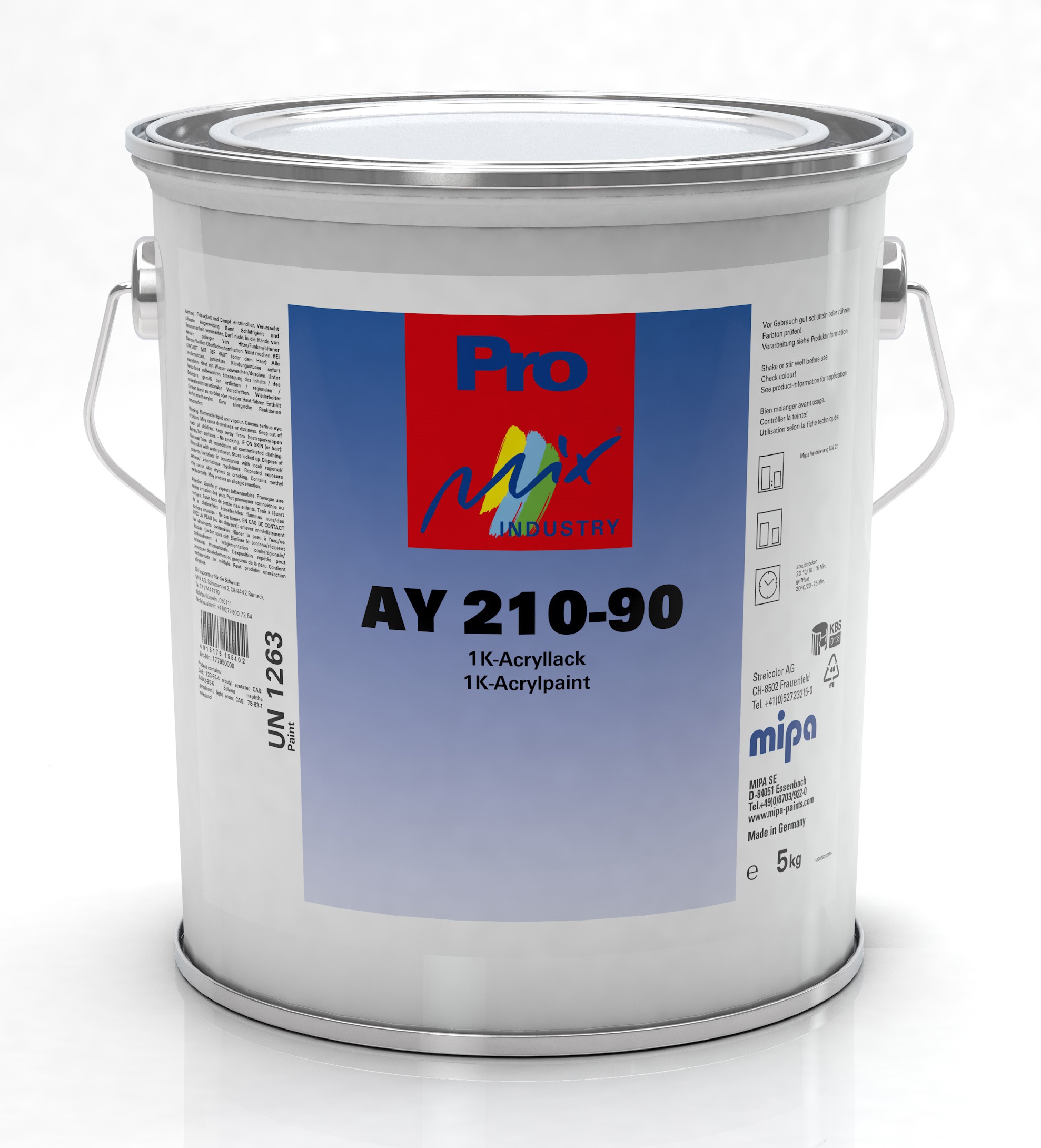 Mipa AY 210-90 1K-Acryllack, Glänzend, 20 kg