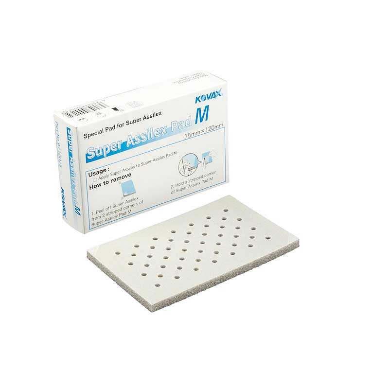 Kovax Handpad Super Assilex M, Blau, 75 x 120 mm