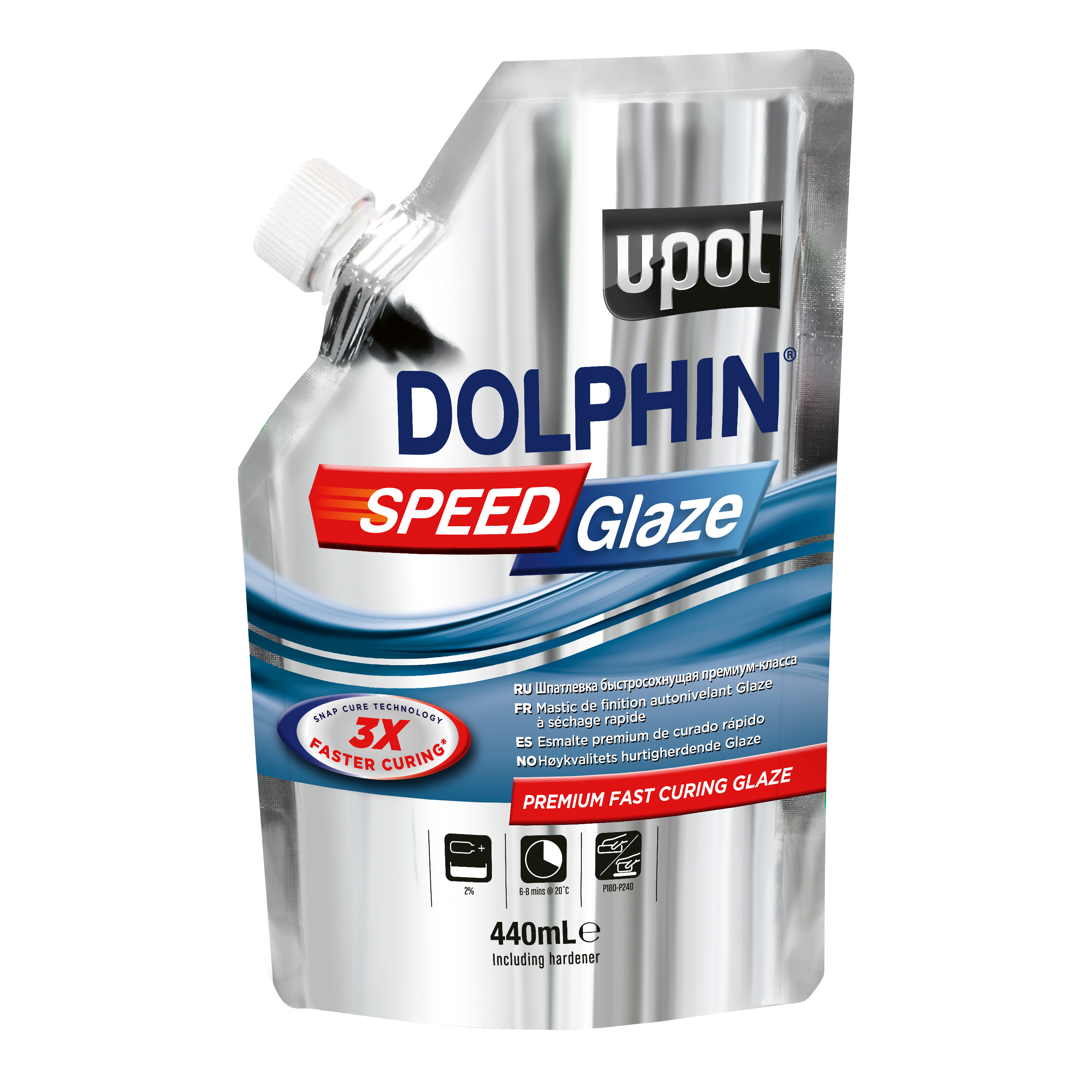 UPOL Dolphin Speed Glaze ,Premium schnellhärtender Spachtel