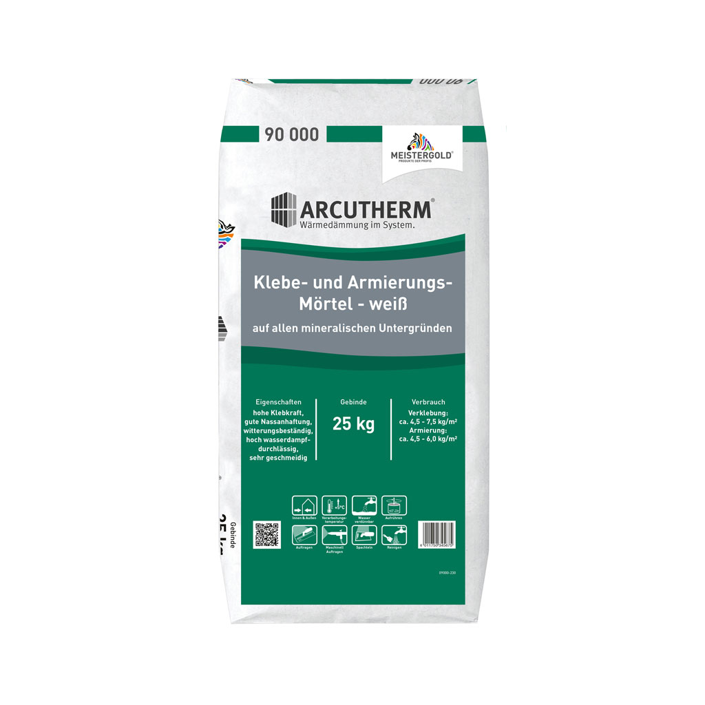 Arcutherm® Klebe- und ArmierungsMörtel, Naturweiß