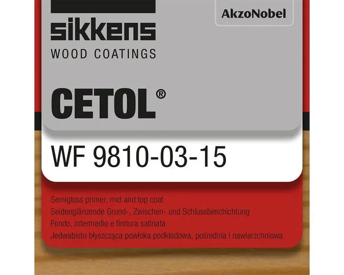 Sikkens 1K-Zwischenbeschichtung Cetol WF 9810-03-15, 5 l