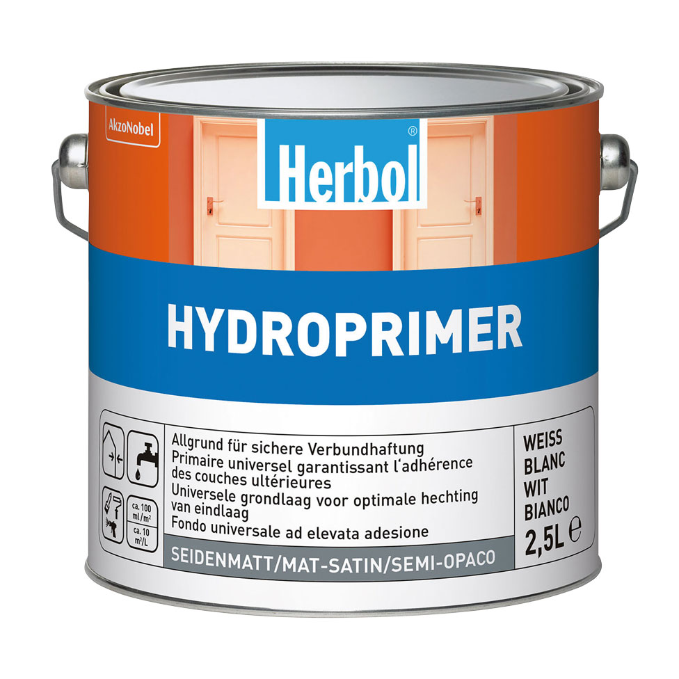 Herbol Grundierung Hydropprimer, Weiss, 10 l