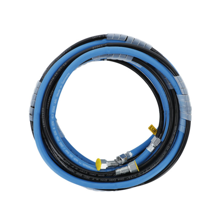 SATA Schlauchpaar, 1x Ø 6 mm, 1x Ø 4 mm, 10 m