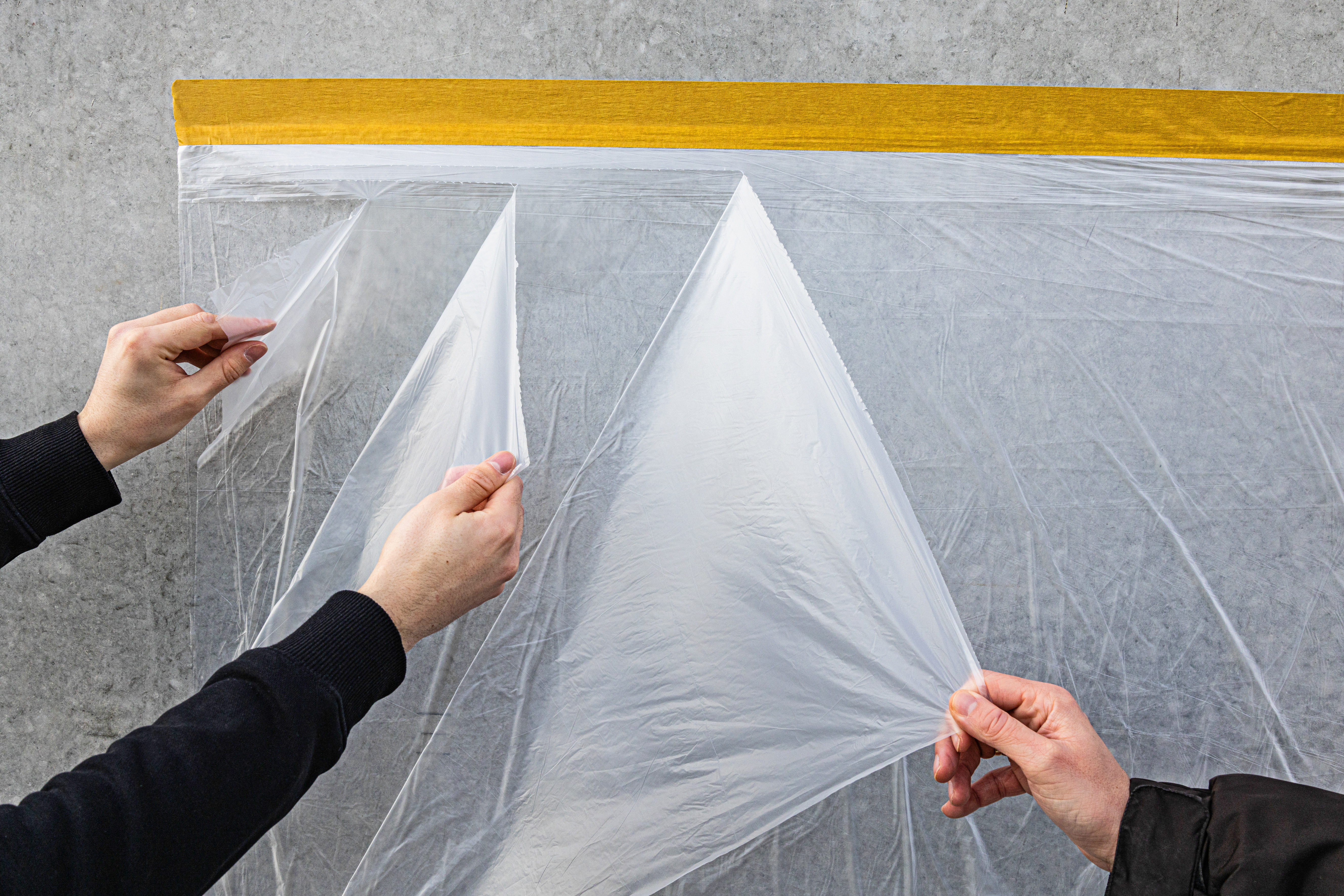 Horn & Bauer Kabinenfolie 4- lagig, Transparent, 2,4 x 1,8 m