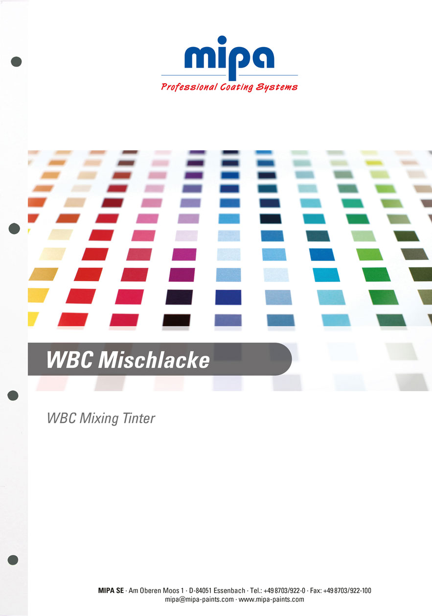 Mipa Farbtonkarte WBC