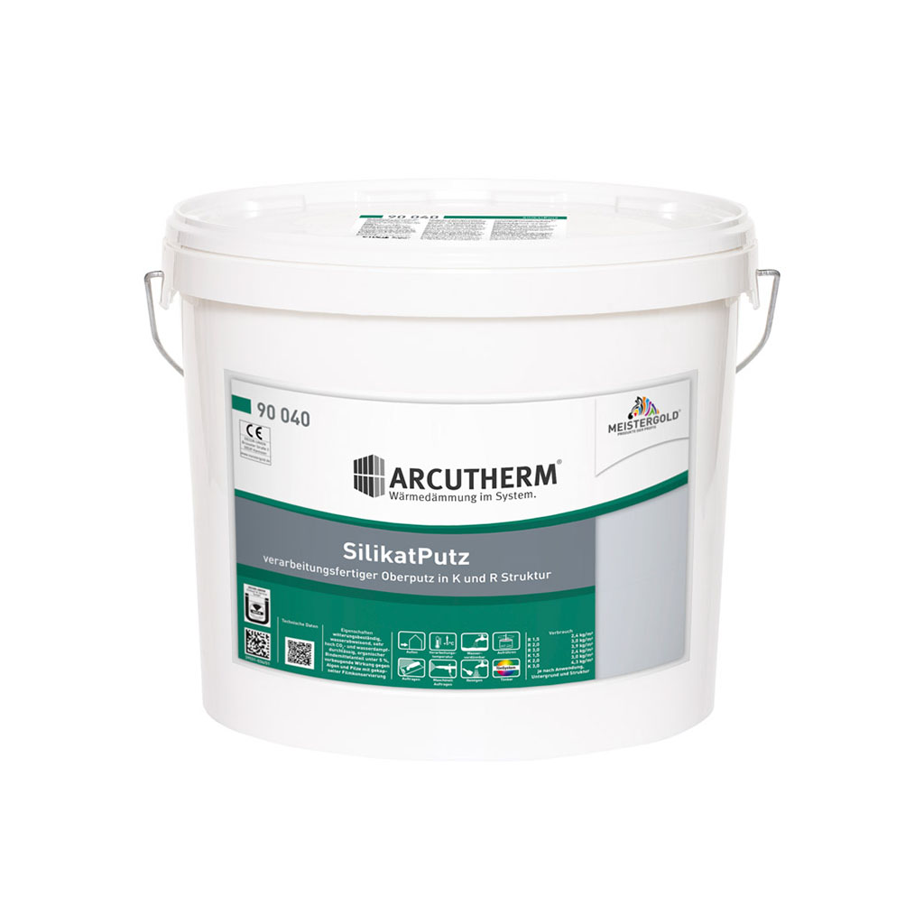 Arcutherm® Silikatputz Weiß, R 1,5