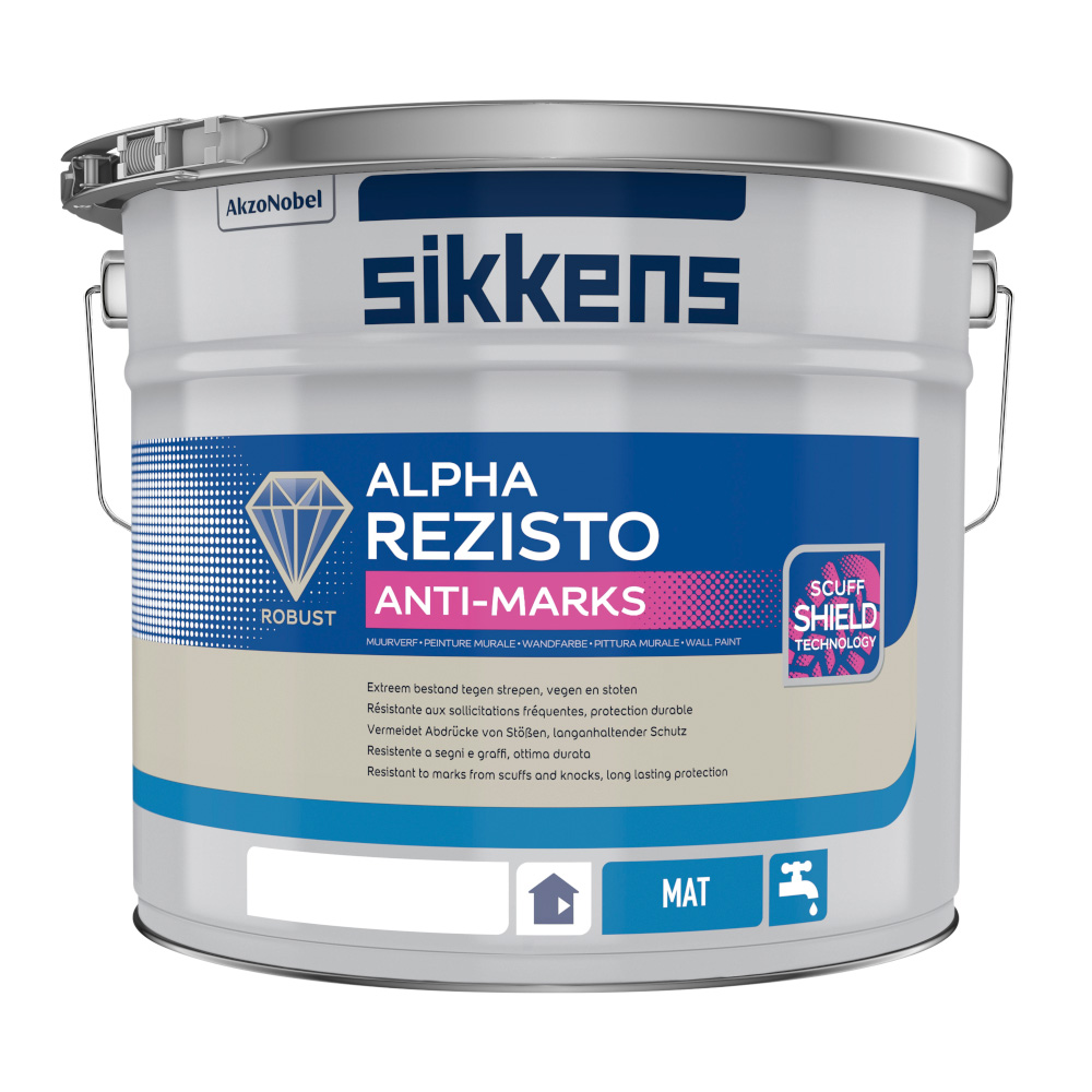 Sikkens Innenfarbe Alpha Rezisto Anti-Marks, Matt, 10 l