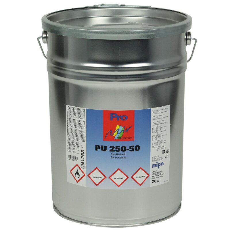 Mipa 2K-PU-Decklack PU 250-50, RAL 1021, 20 kg