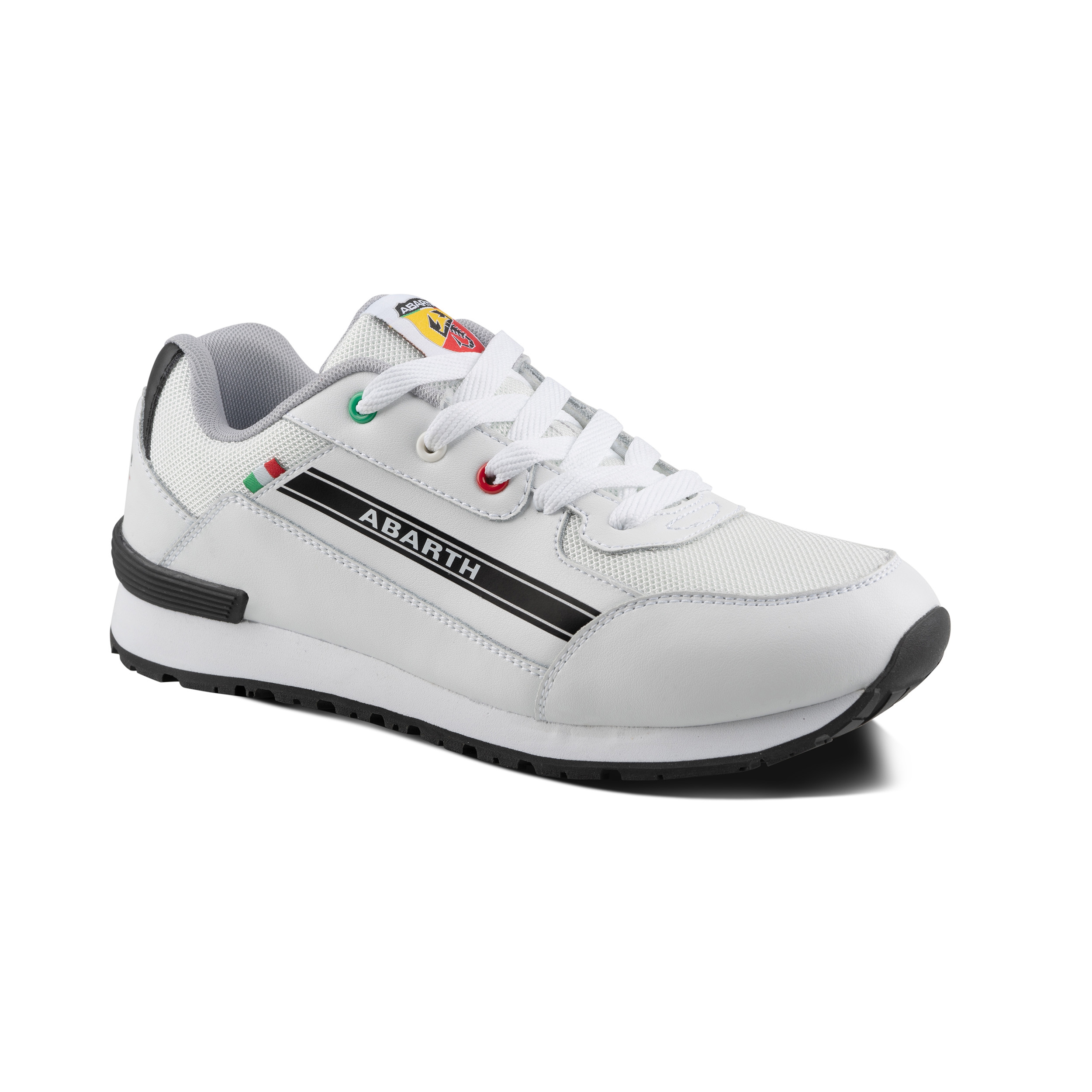 ABARTH Sneaker Competizione 500 O2 SRC, Weiß, Größe 48