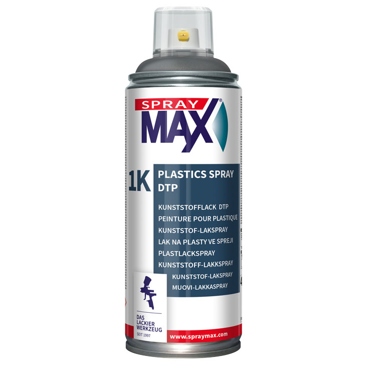 Kwasny SprayMax 1K DTP Kunststofflack, Dunkelgrau, 400 ml