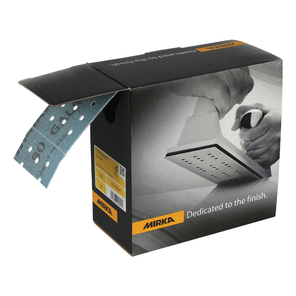 Mirka Schleifstreifen Galaxy Multifit, 70 x 70 mm Grip, P 80