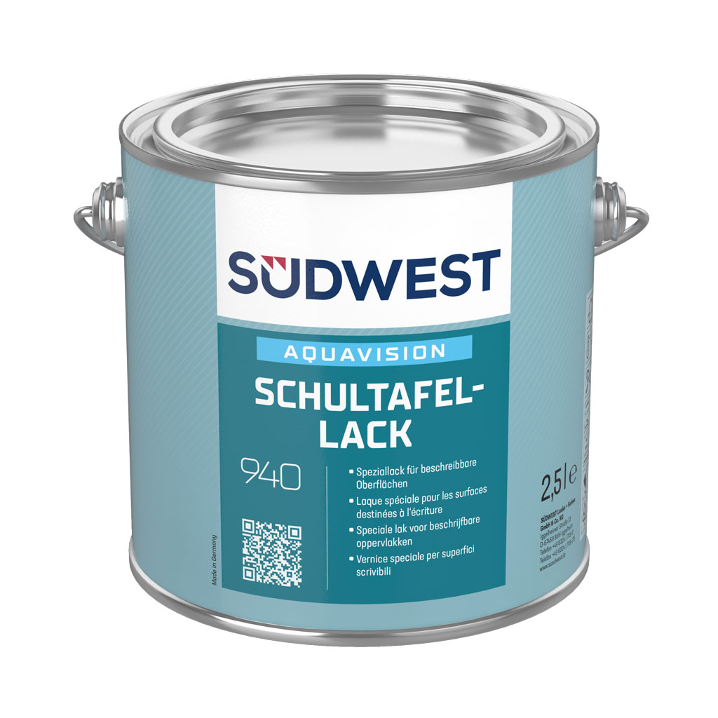 Südwest AquaVision Schultafel-Lack, Grün, 0,75 l