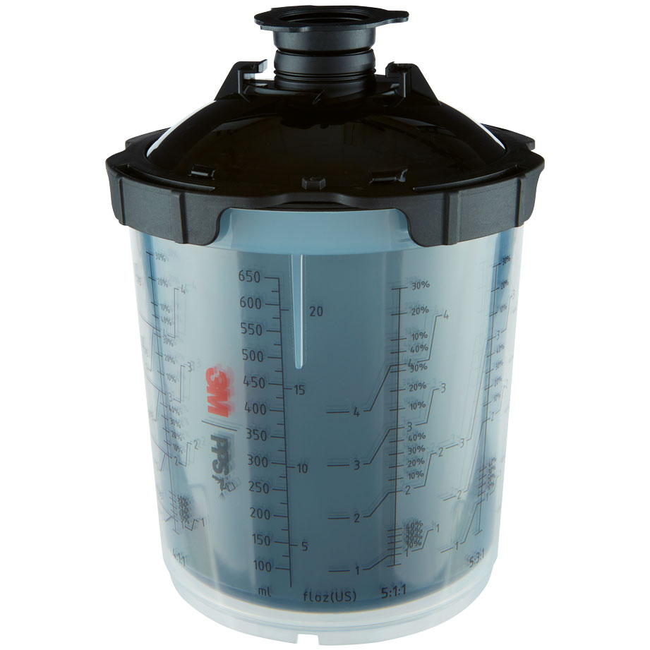 3M Becher Set PPS 2.0 UV Set Standard, 125 µm, 650 ml