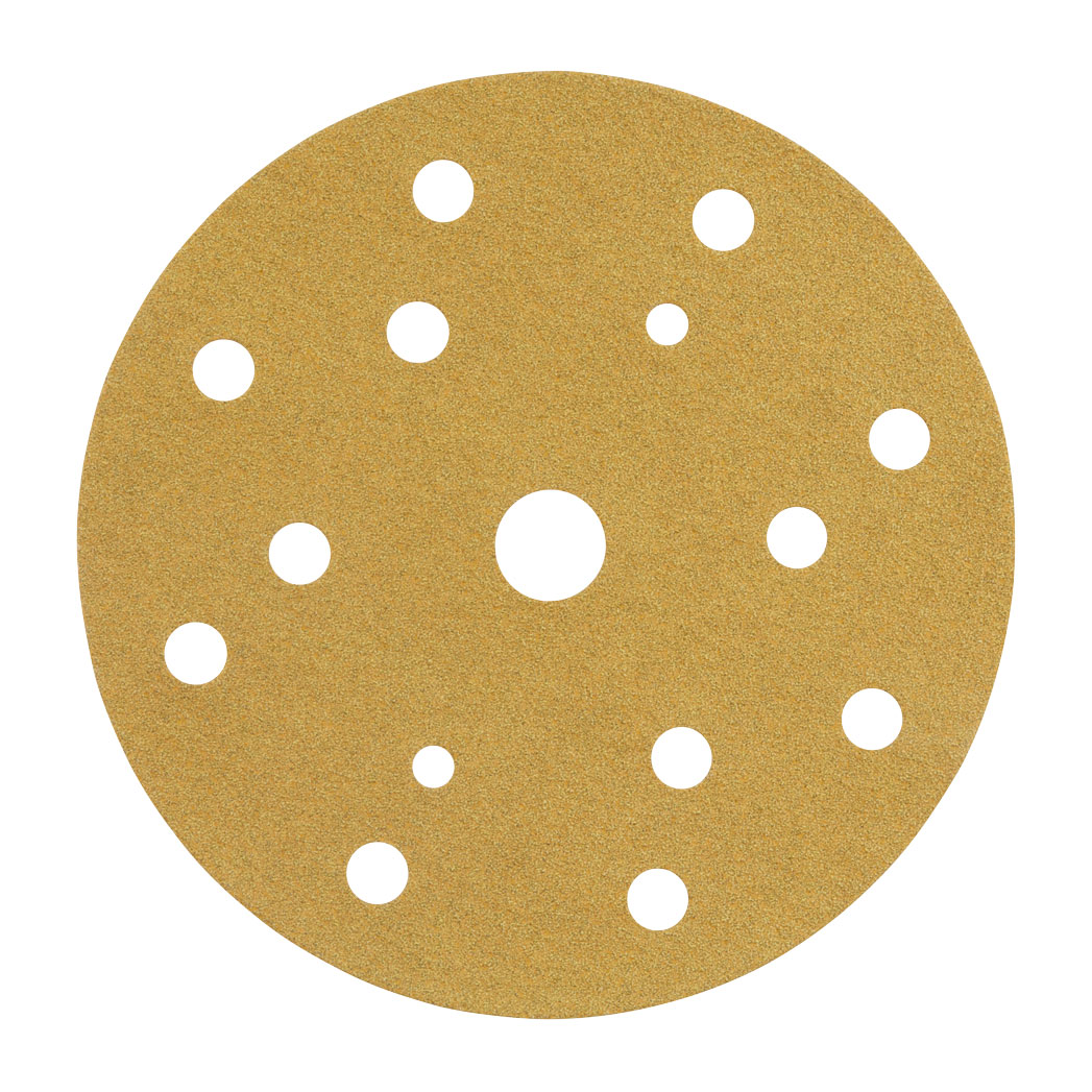 3M Schleifscheibe Hookit 255P+, Gold, P 600, Ø 150 mm, 15- Loch 3M Schleifscheibe Hookit 255P+, Gold, P 600, Ø 150 mm, 15- Loch
