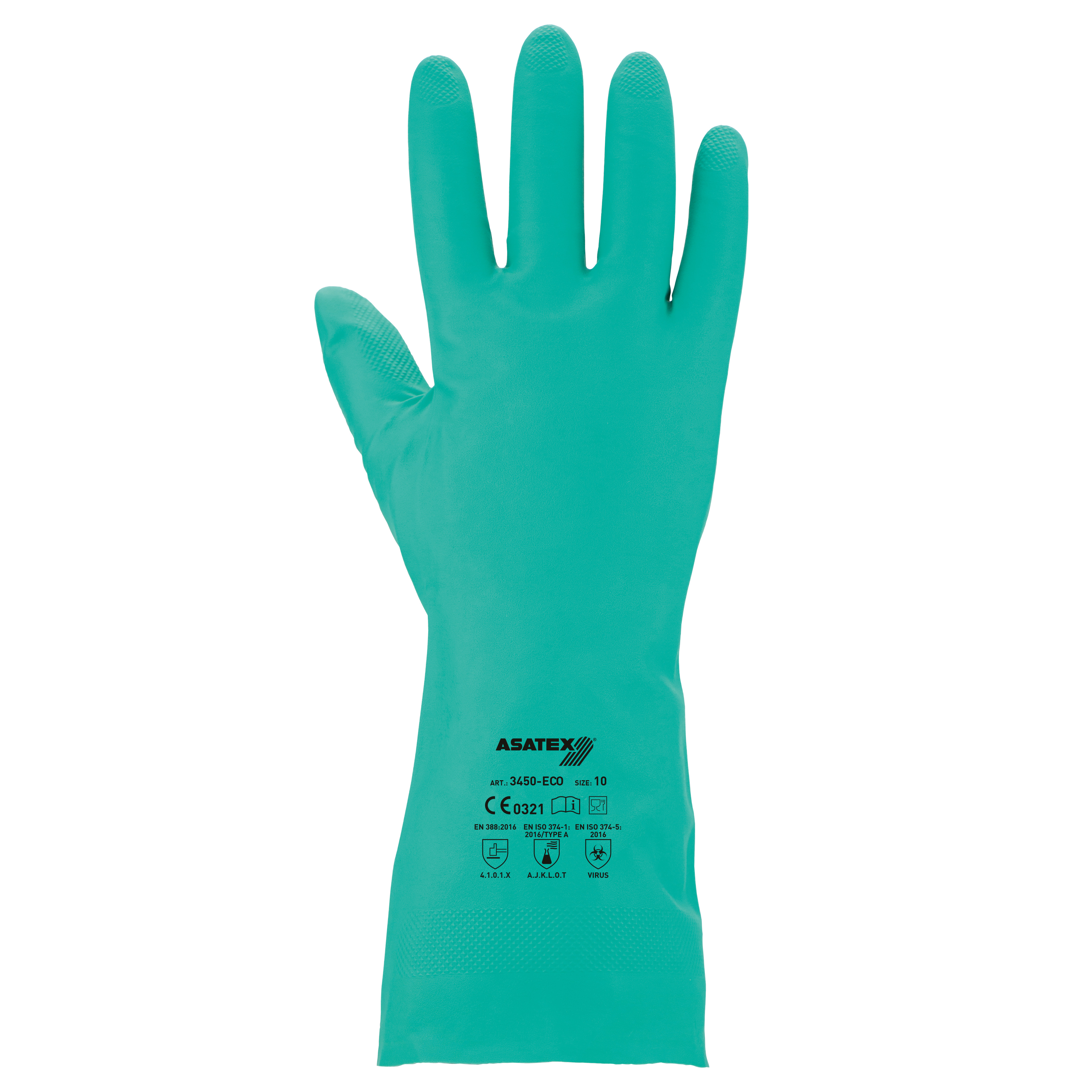 Asatex Chemikalienschutz-Handschuh 3450, 320 mm, Größe 11