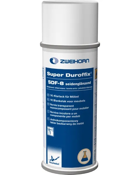 Zweihorn Klarlack Super Duroffix SDF-9, Seidenmatt, 400 ml