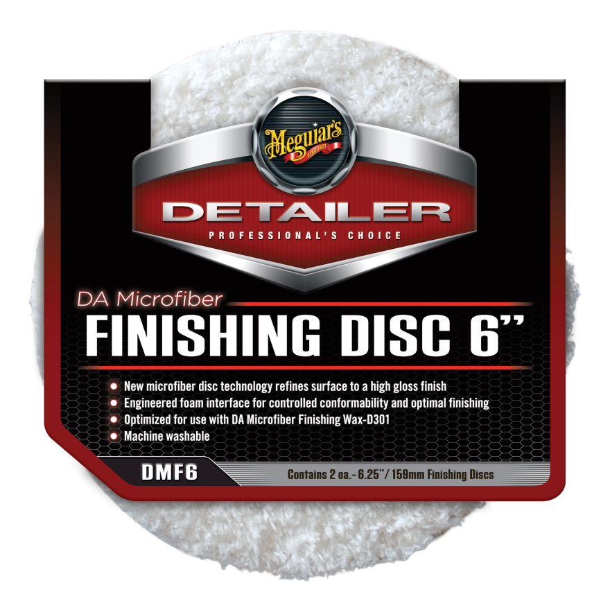Meguiar´s Polierpad 6 Microfiber Finishing, 15,24 cm, 2er Pack