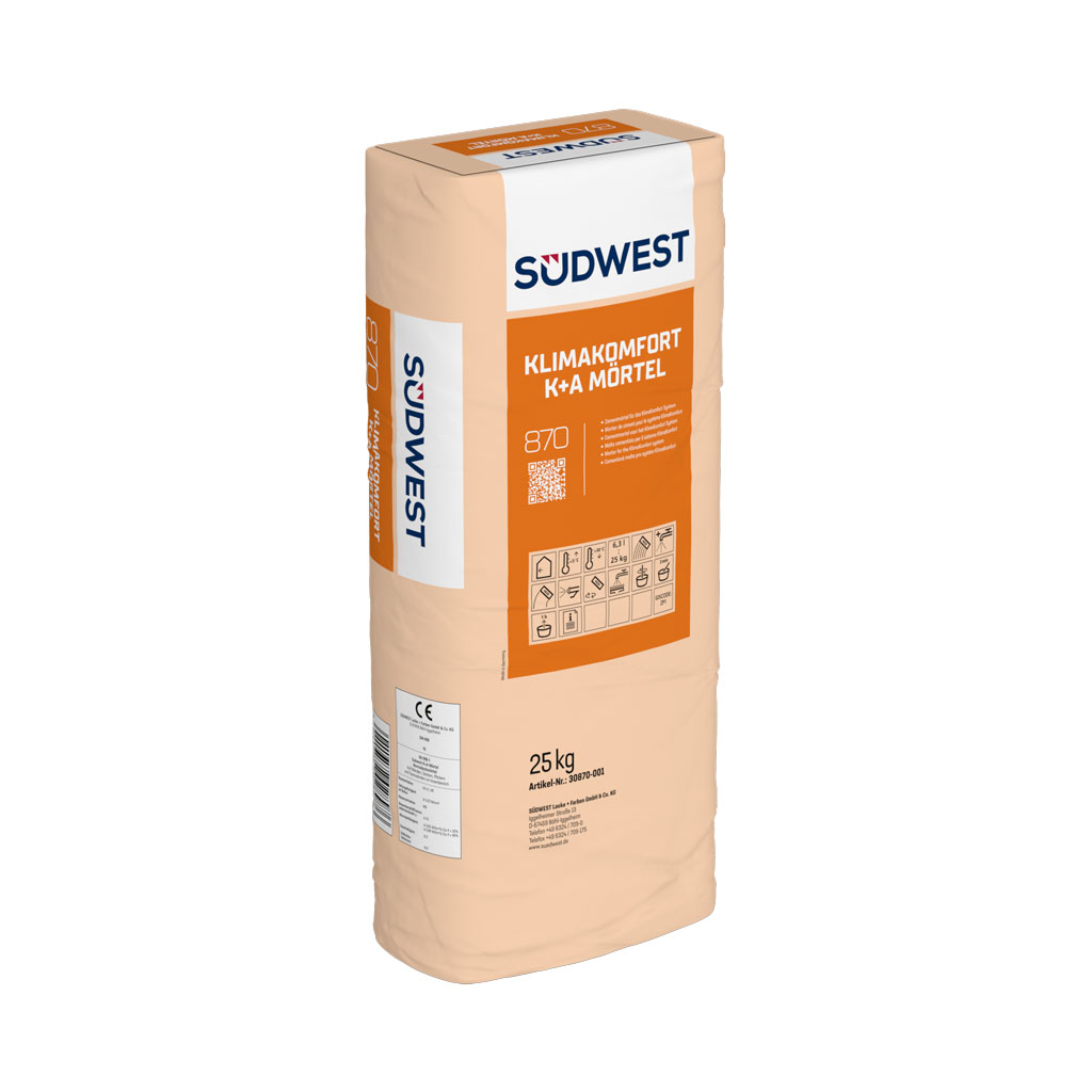 Südwest KlimaKomfort K+A Mörtel, Naturweiß, 25 kg