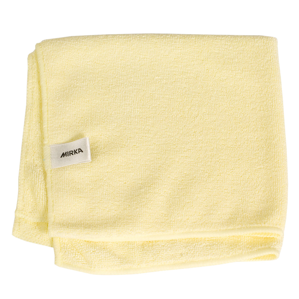 Mirka Microfasertuch, 330 mm x 330 mm, Gelb, 2er Pack