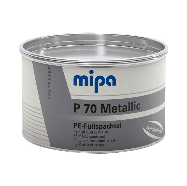 Mipa Füllspachtel P 70, Silbergrau-Metallic, 1 kg