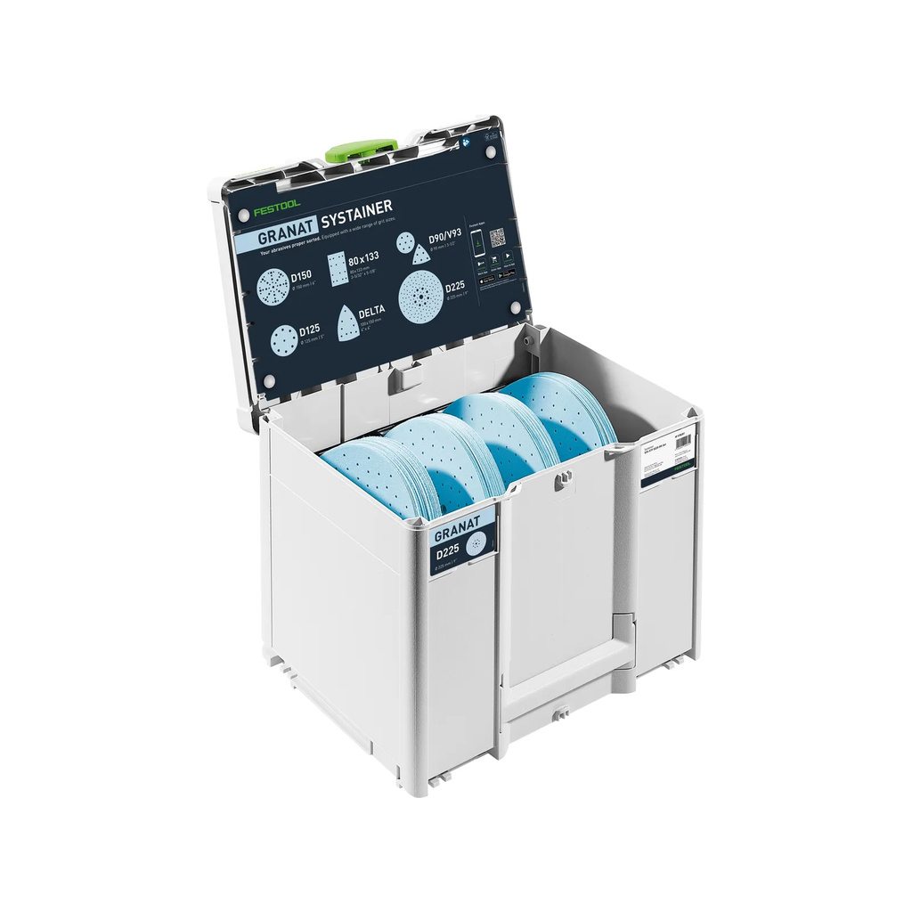 Festool Schleifmittel-Systainer³ Granat, Ø 225 mm