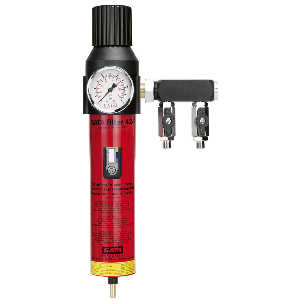 SATA filter 424 1-stufiger Sinterfilter mit Druckregler
