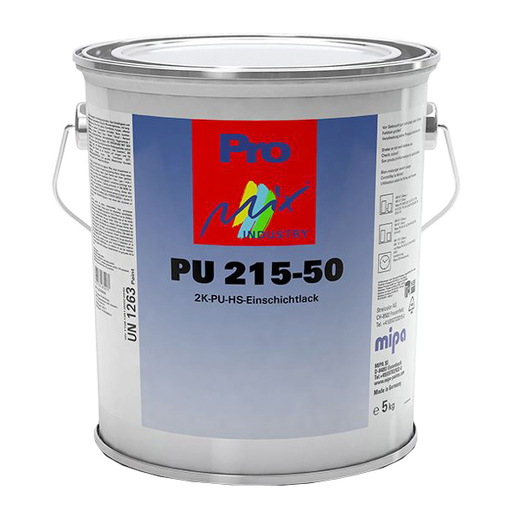 Mipa Einschichtlack Industrie PU 215-50, RAL 6002- Laubengrün, 5 kg
