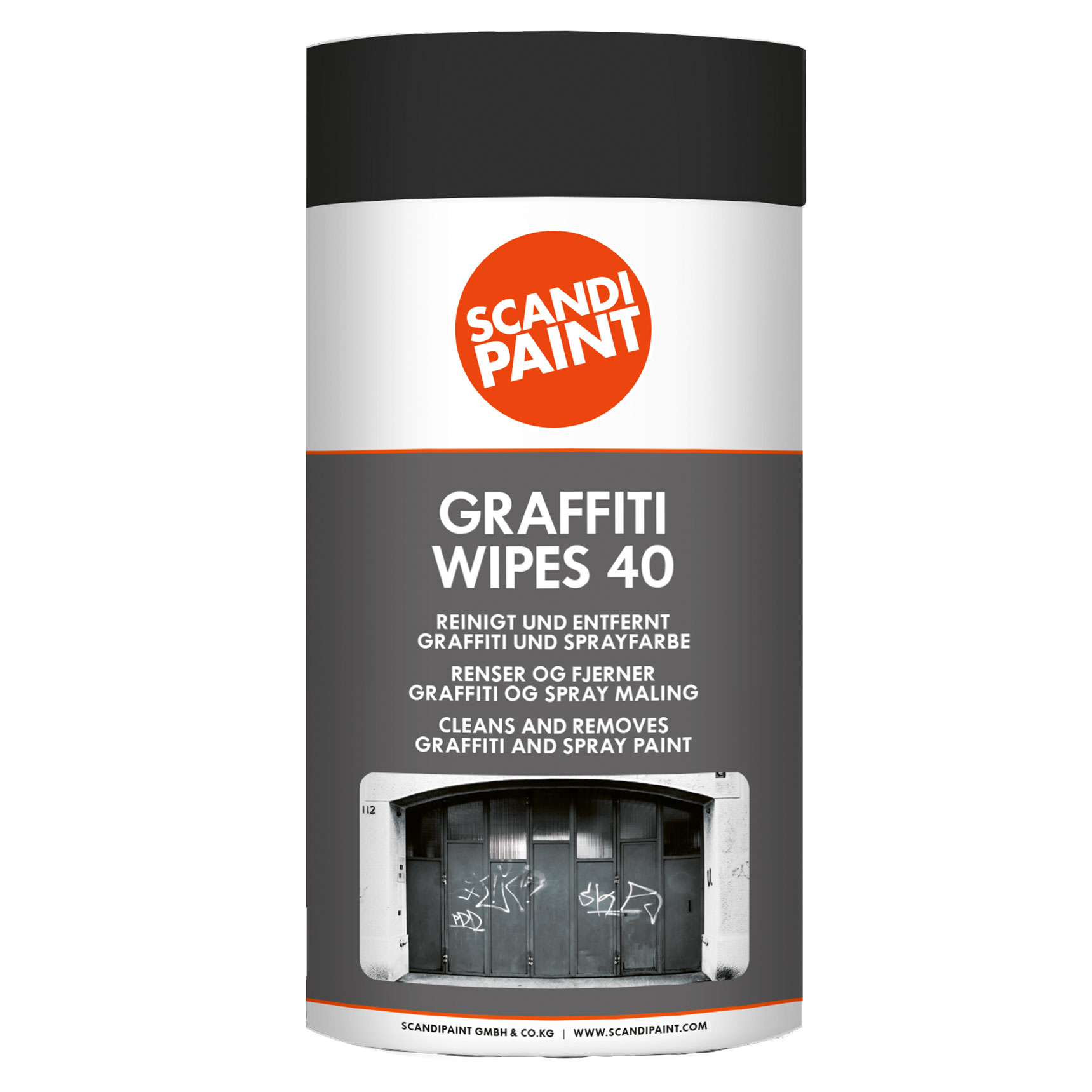 Scandipaint Graffiti Wipes Reinigungstücher, 40er Pack