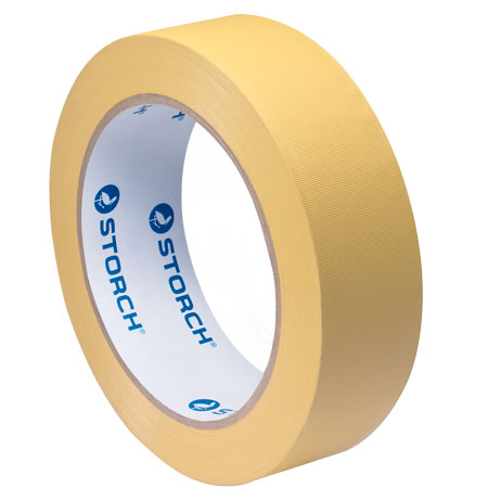 Storch SOFTtape Weichkunststoffband, Gelb gerillt, 38 mm x 33 m