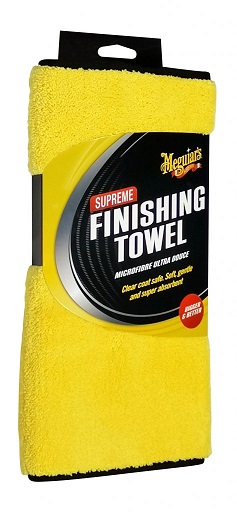 Meguiars Trockentuch Microfibre Finishing Towel, Gelb, 30 x 50 cm