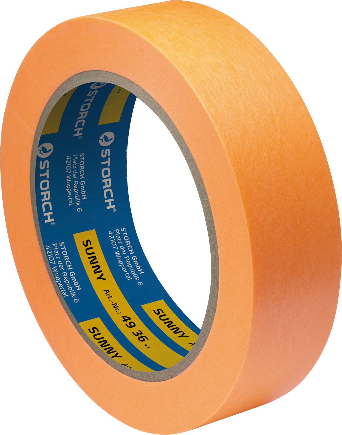 Storch Klebeband MaskUp SunnyTOP, Orange, 19 mm x 50 m