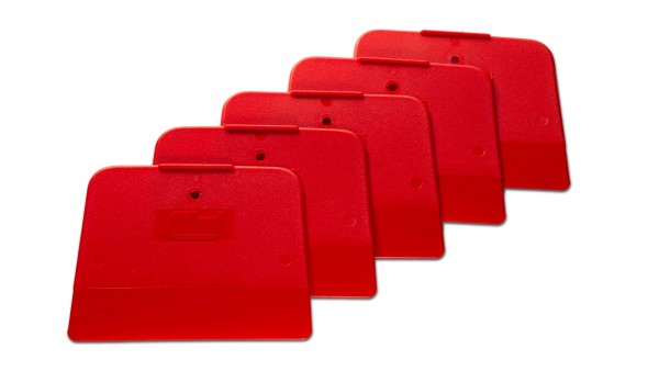 Colad Sudetenspachtel, Rot, 5er-Pack