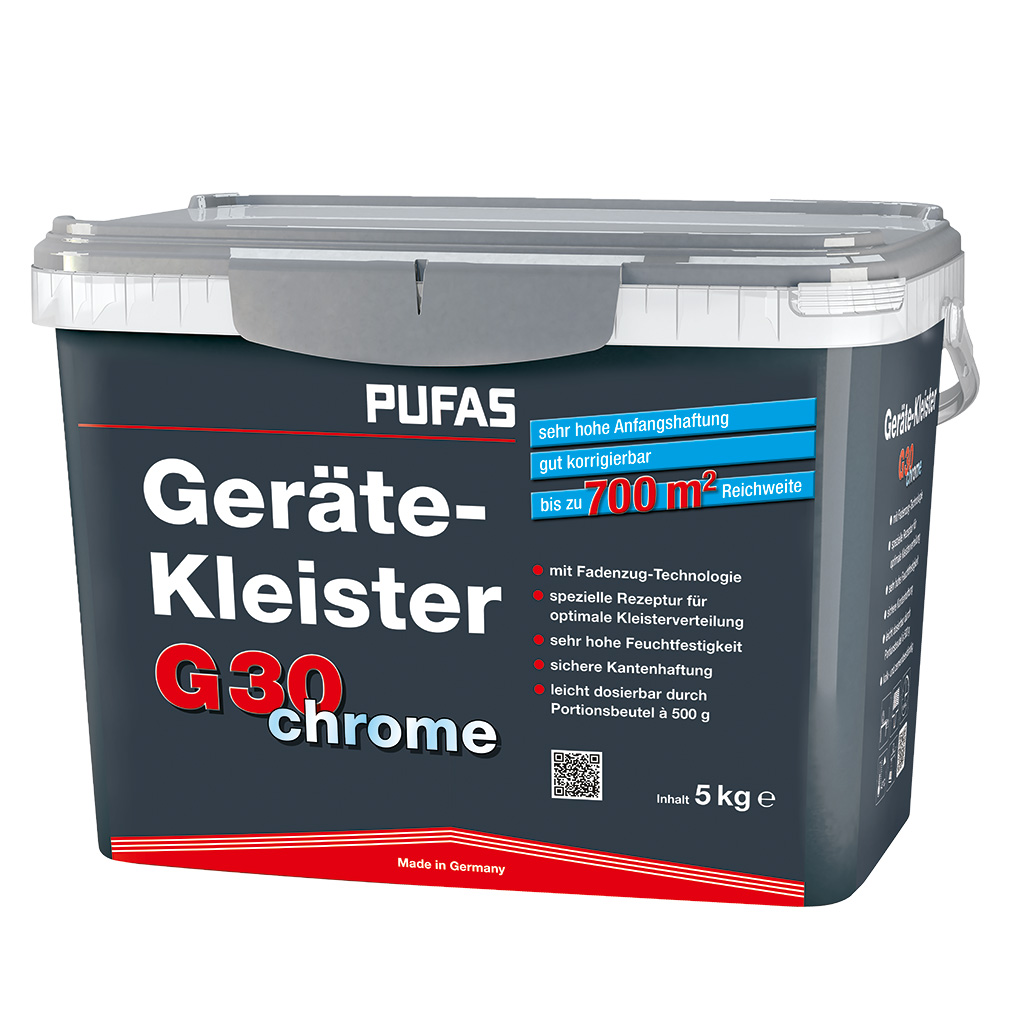 Pufas Geräte-Kleister G30 Chrome, 5 kg Pufas Geräte-Kleister G30 Chrome, 5 kg