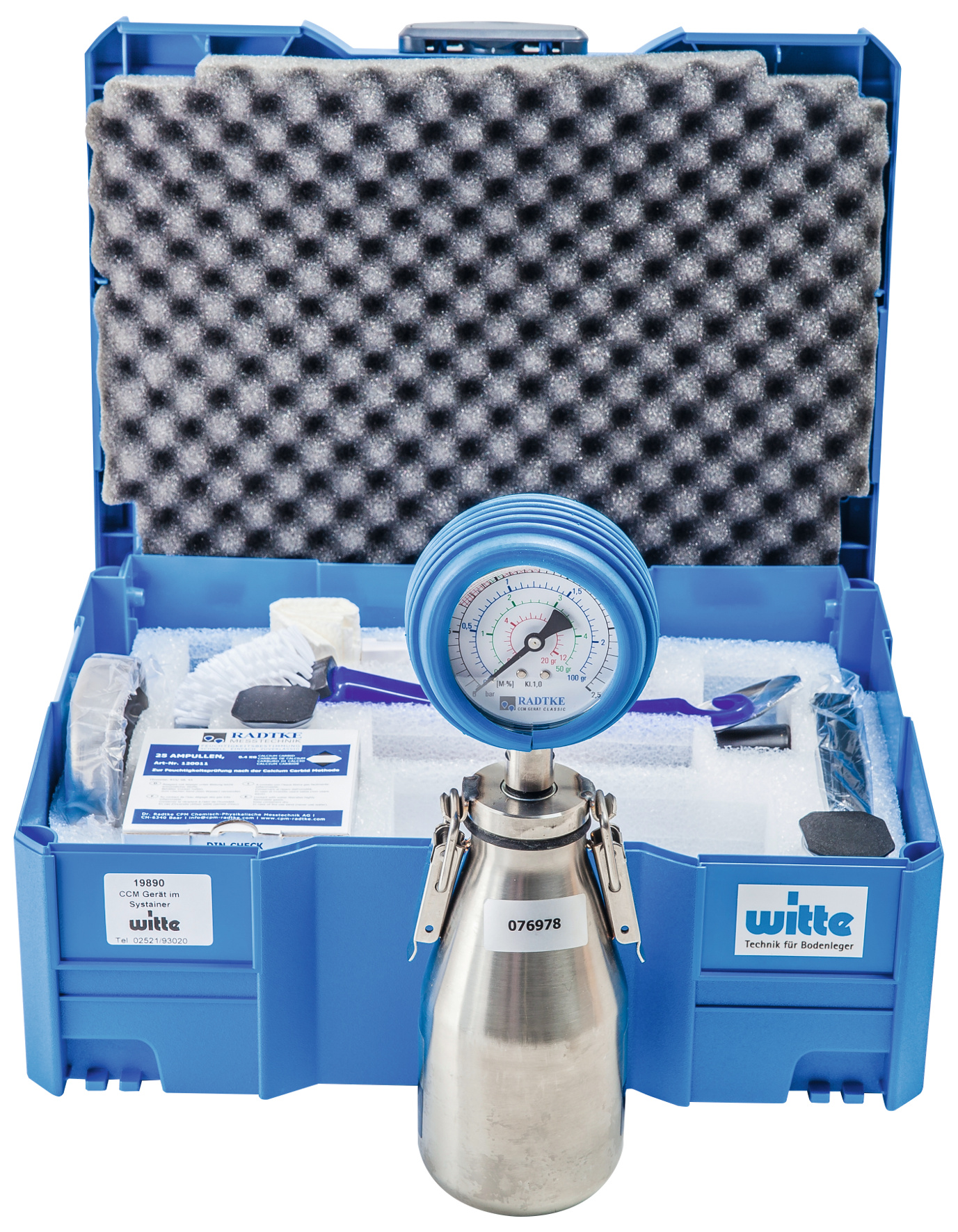 Witte CCM-Feuchtigkeitsmessgerät Systainer, 39,5 x 29,5 x 15,7 cm