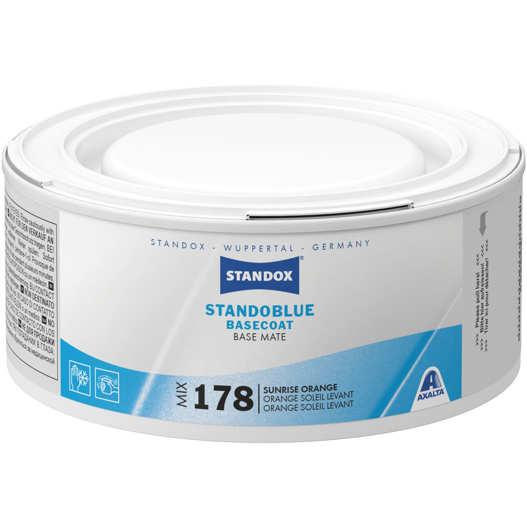 Standoblue Basecoat, Mix 178 Sunrise Orange, 250 ml
